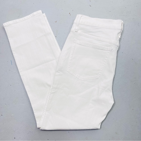 J.Crew 9” Vintage Slim-Straight Mid-Rise White Demin Jeans Size 29 - Picture 6 of 15